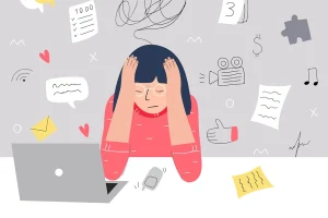ADHD ყურადღების დეფიციტისა და ჰიპერაქტივობის აშლილობის ილუსტრაცია