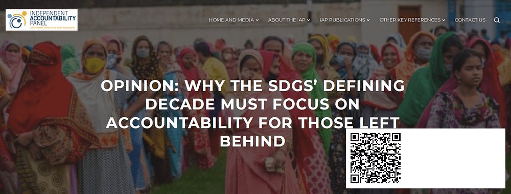 OPINION: WHY THE SDGS’ DEFINING DECADE MUST FOCUS ON ACCOUNTABILITY FOR THOSE LEFT BEHIND | შენი სილამაზე